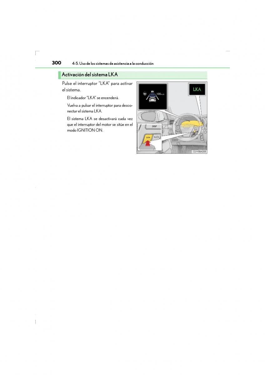 Lexus LS460 IV 4 manual del propietario / page 300