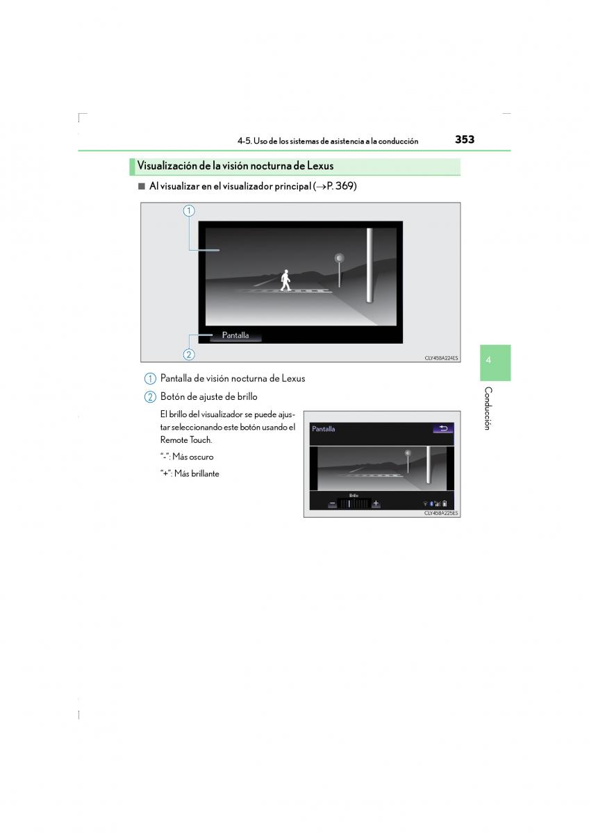 Lexus LS460 IV 4 manual del propietario / page 353