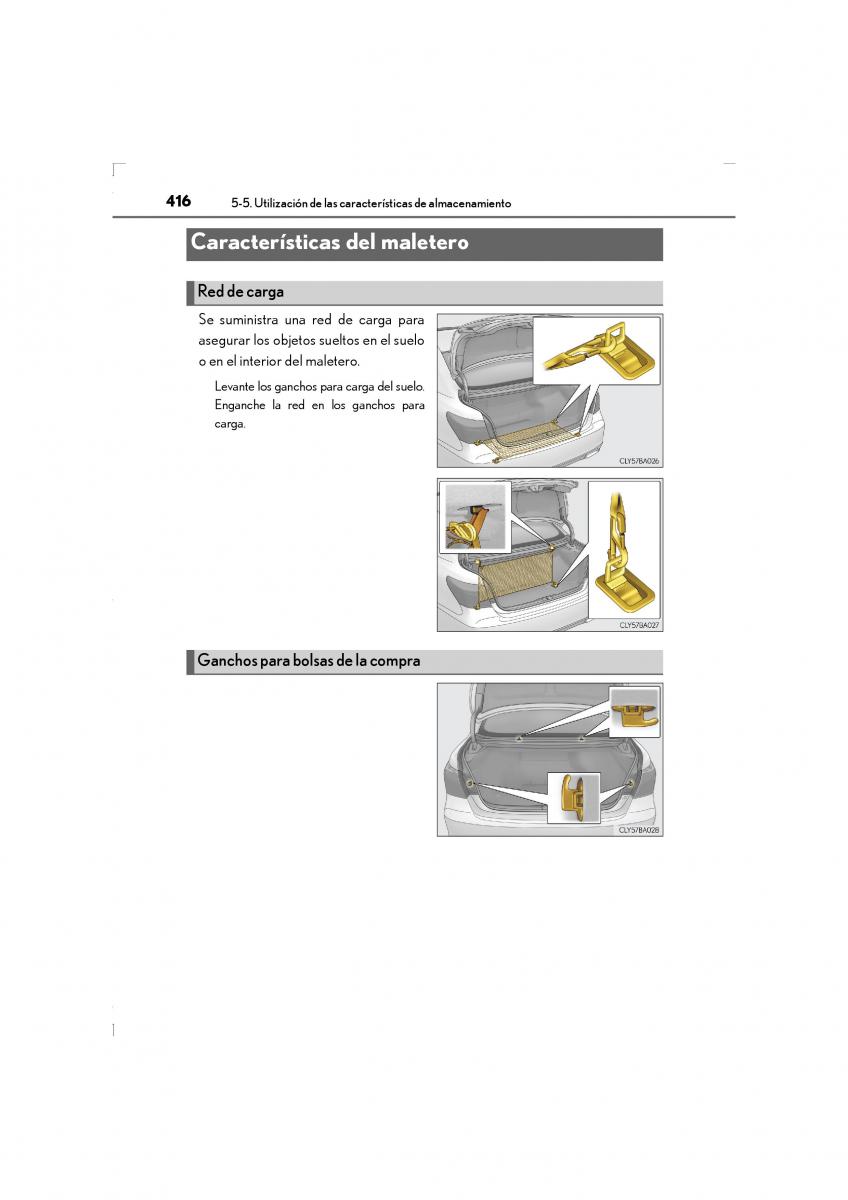 Lexus LS460 IV 4 manual del propietario / page 416