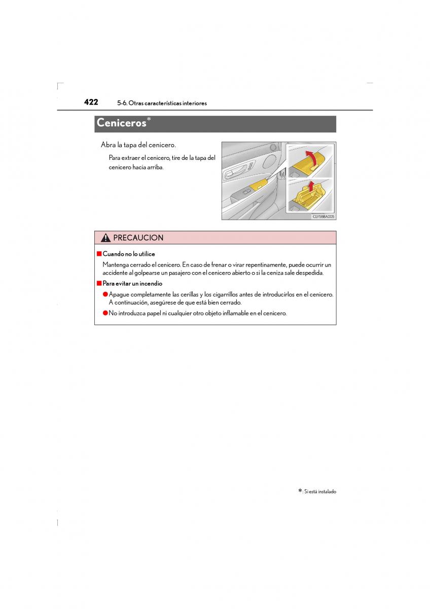 Lexus LS460 IV 4 manual del propietario / page 422