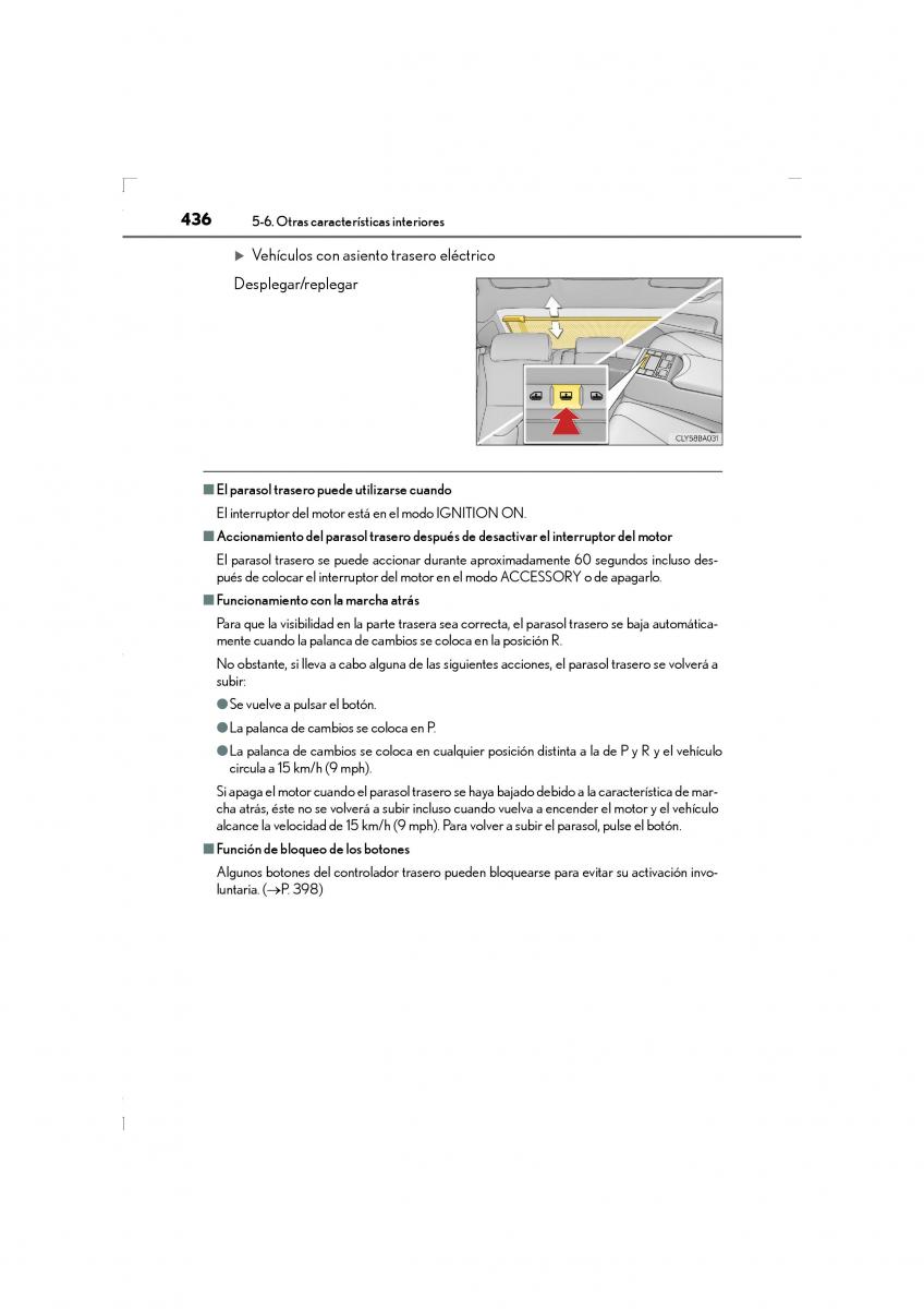 Lexus LS460 IV 4 manual del propietario / page 436