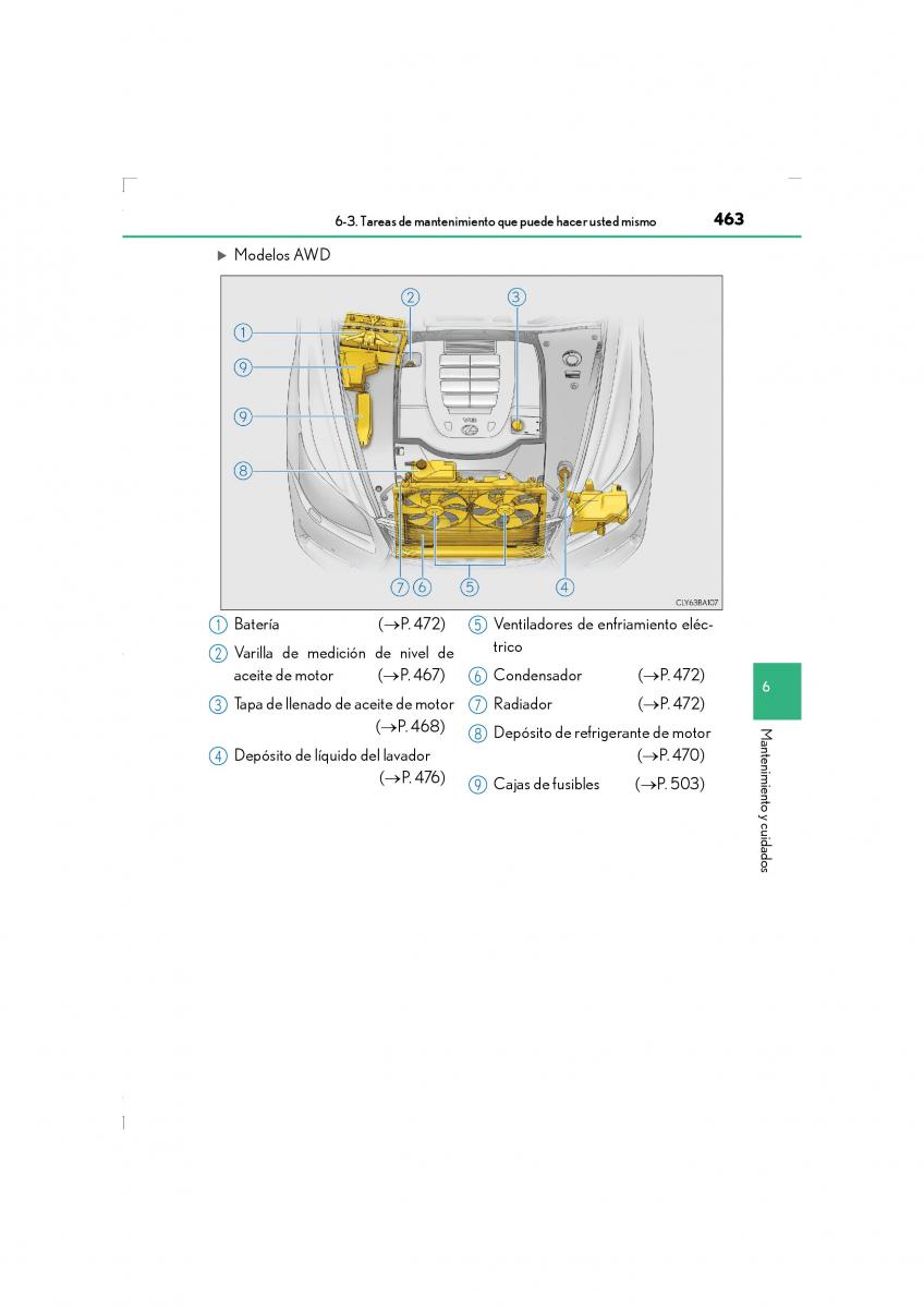 Lexus LS460 IV 4 manual del propietario / page 463