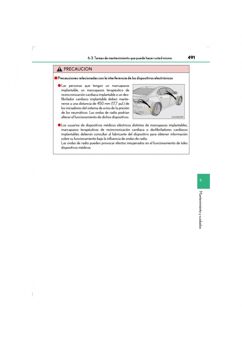 Lexus LS460 IV 4 manual del propietario / page 491