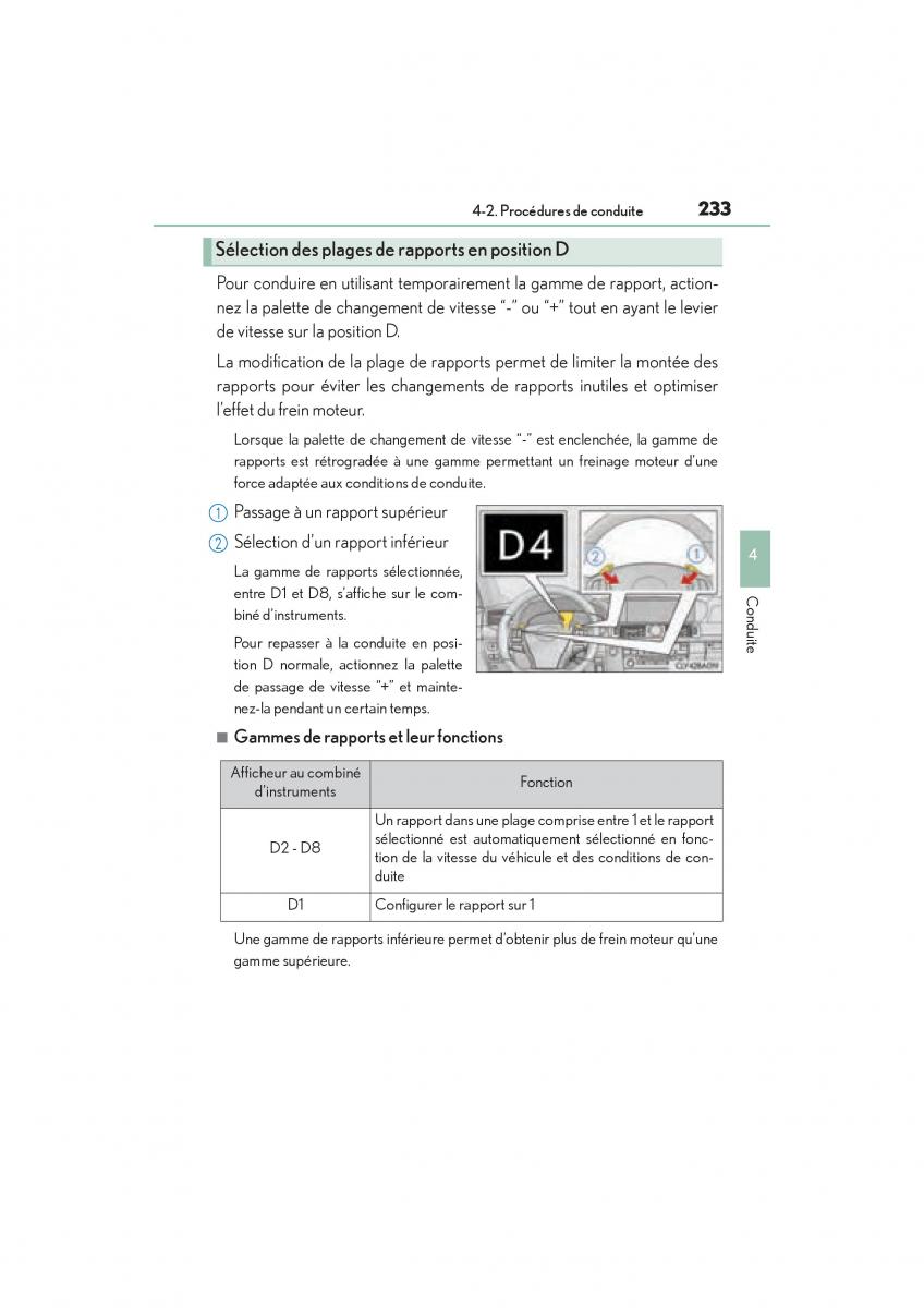 Lexus LS460 IV 4 manuel du proprietaire / page 235