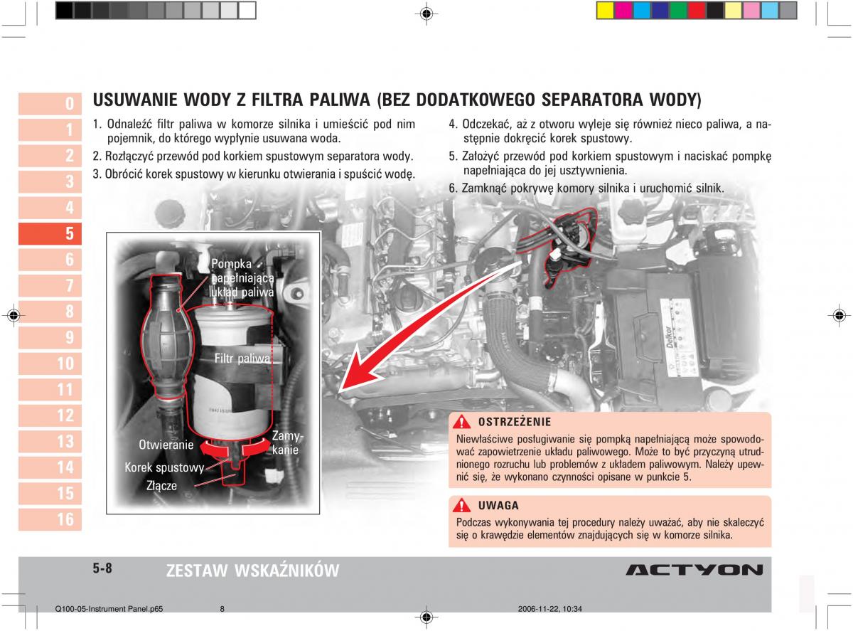 SsangYong Actyon instrukcja obslugi / page 90