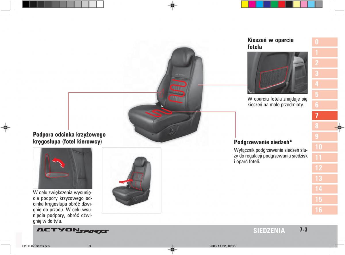 SsangYong Actyon instrukcja obslugi / page 119