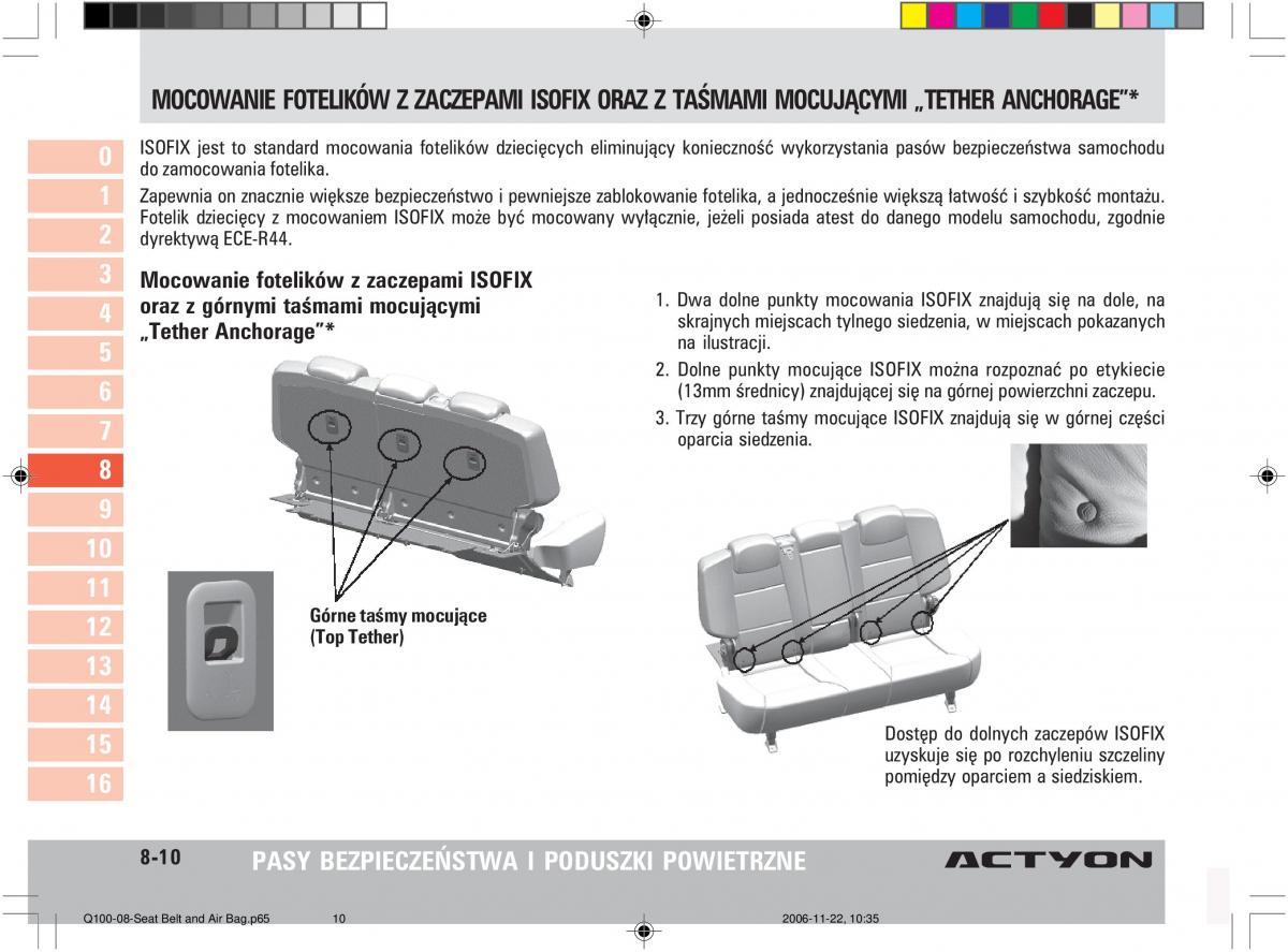 SsangYong Actyon instrukcja obslugi / page 137