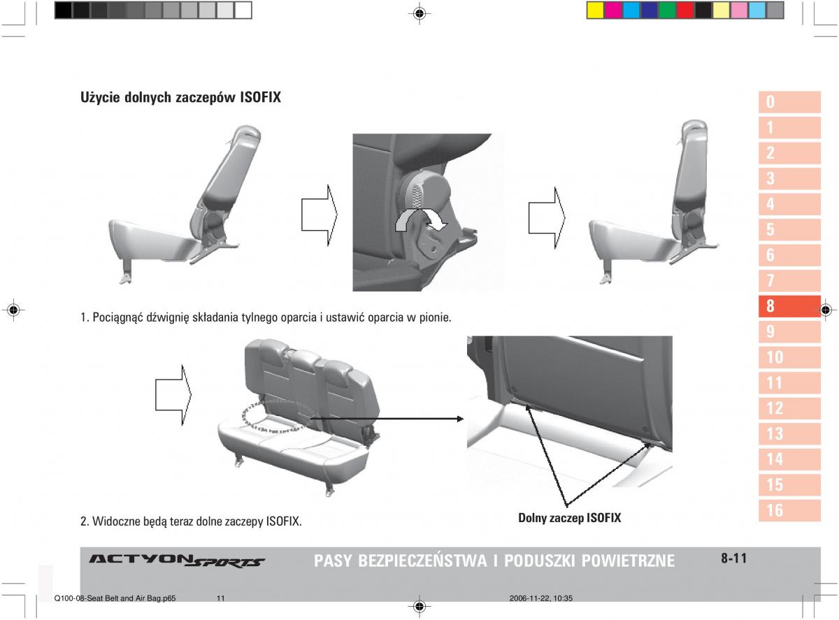 SsangYong Actyon instrukcja obslugi / page 138