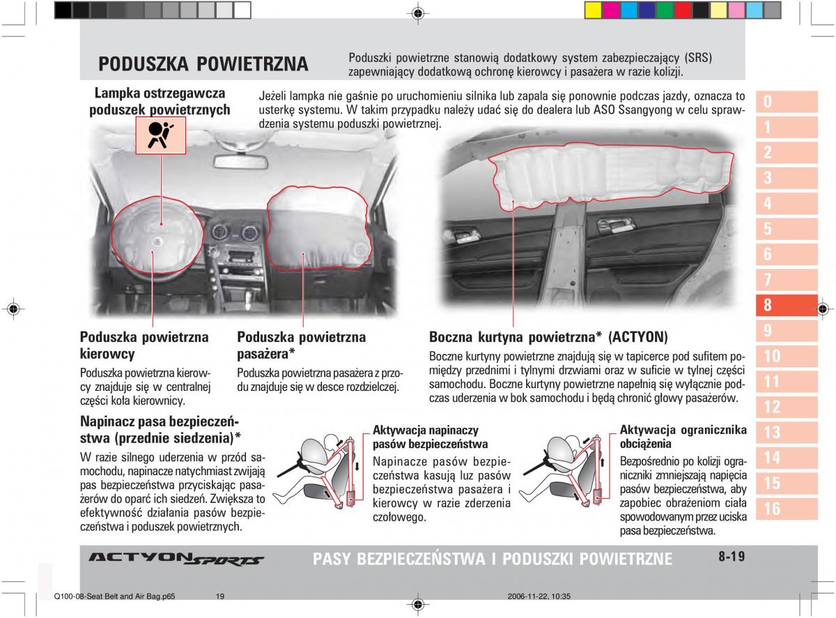 SsangYong Actyon instrukcja obslugi / page 146