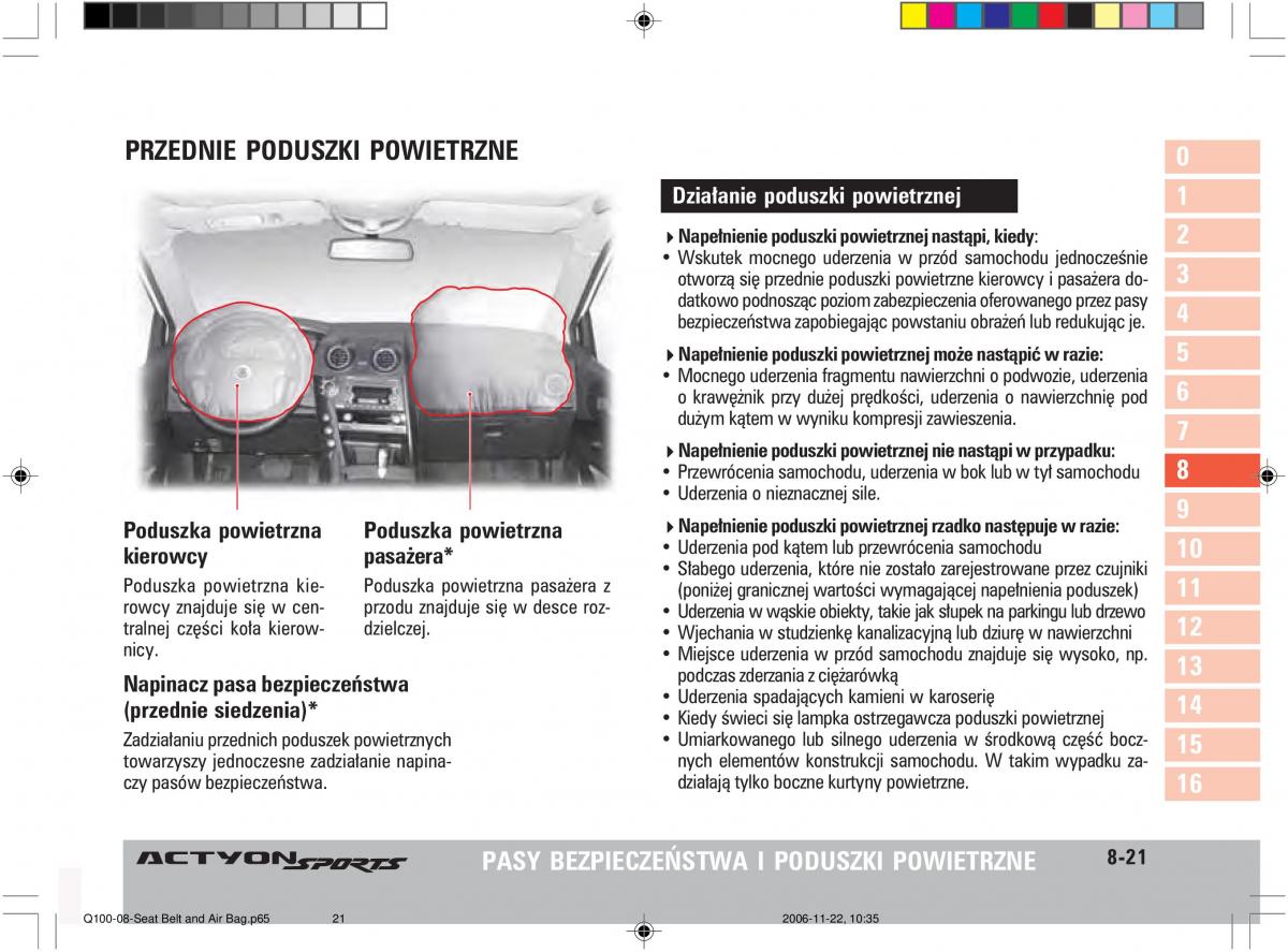 SsangYong Actyon instrukcja obslugi / page 148