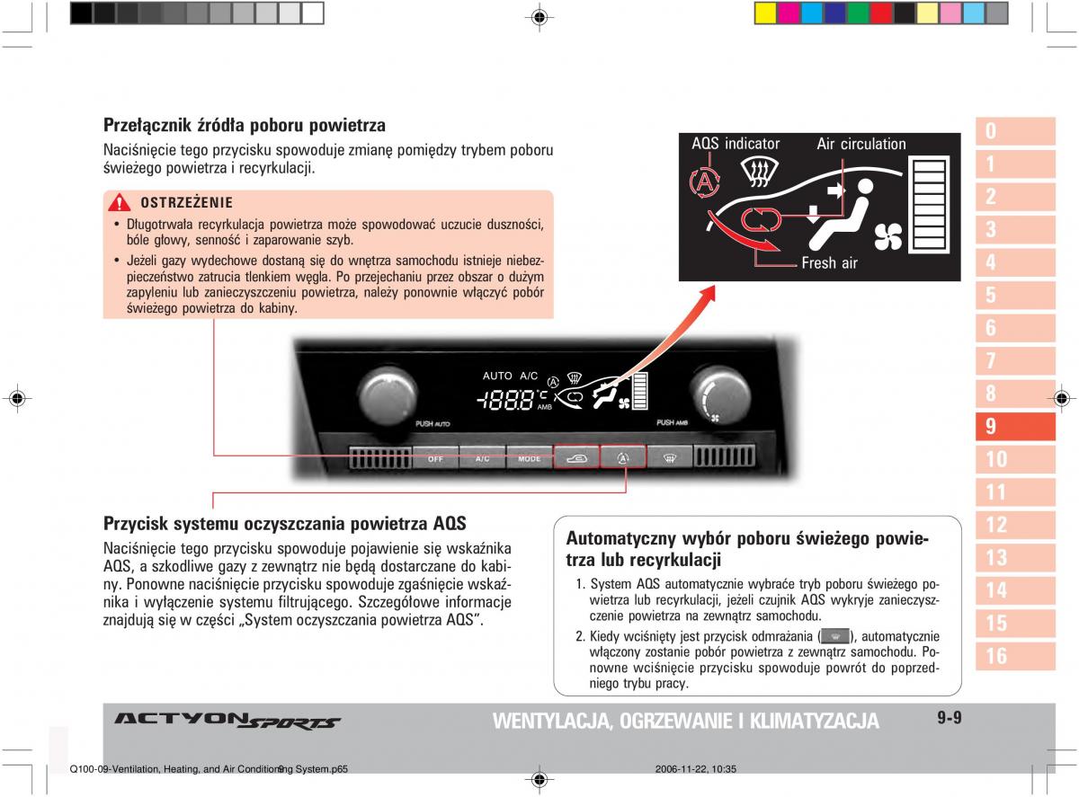 SsangYong Actyon instrukcja obslugi / page 160