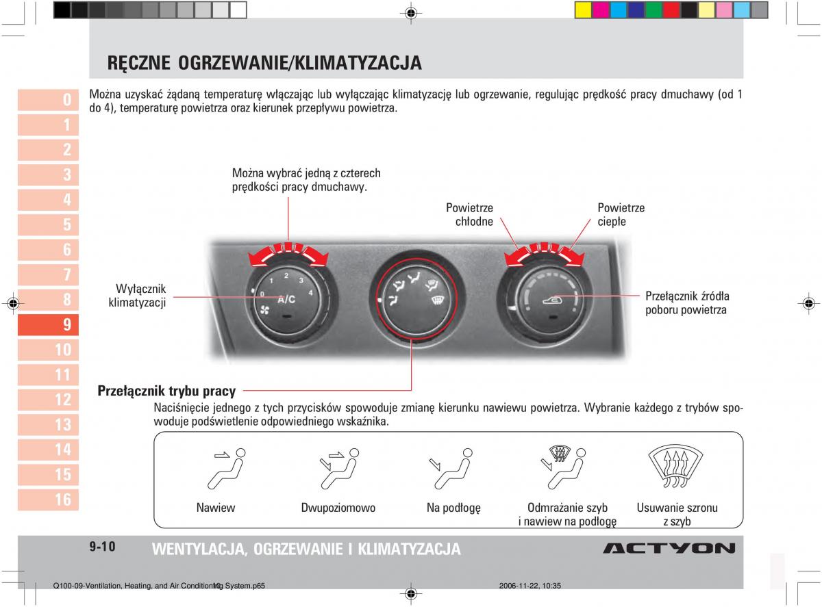 SsangYong Actyon instrukcja obslugi / page 161