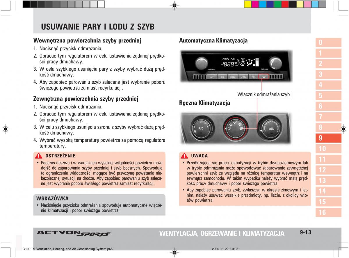 SsangYong Actyon instrukcja obslugi / page 164