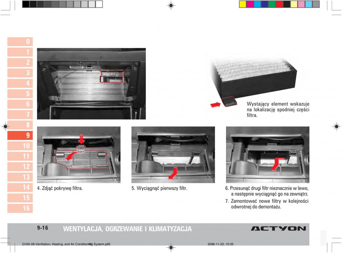 SsangYong Actyon instrukcja obslugi / page 167