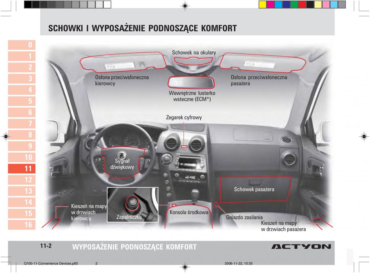 SsangYong Actyon instrukcja obslugi / page 173