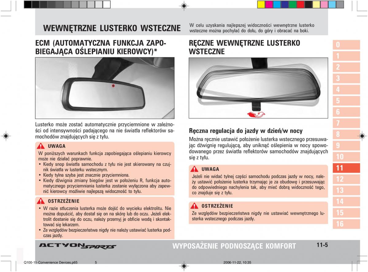 SsangYong Actyon instrukcja obslugi / page 176