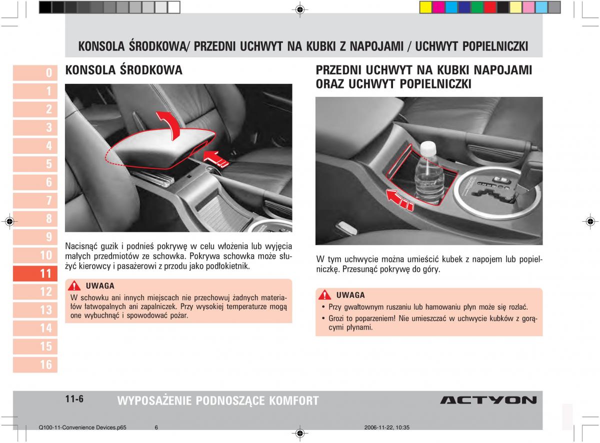 SsangYong Actyon instrukcja obslugi / page 177