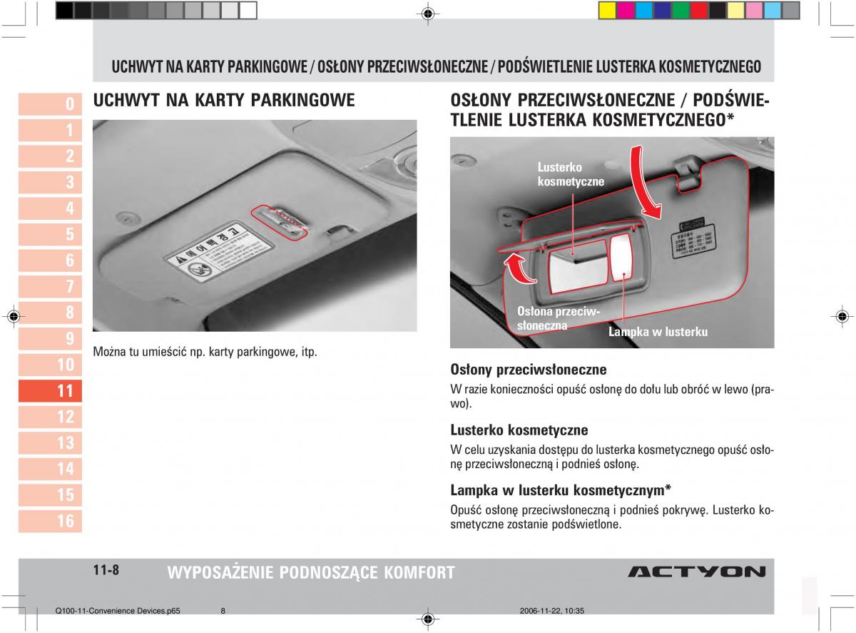 SsangYong Actyon instrukcja obslugi / page 179