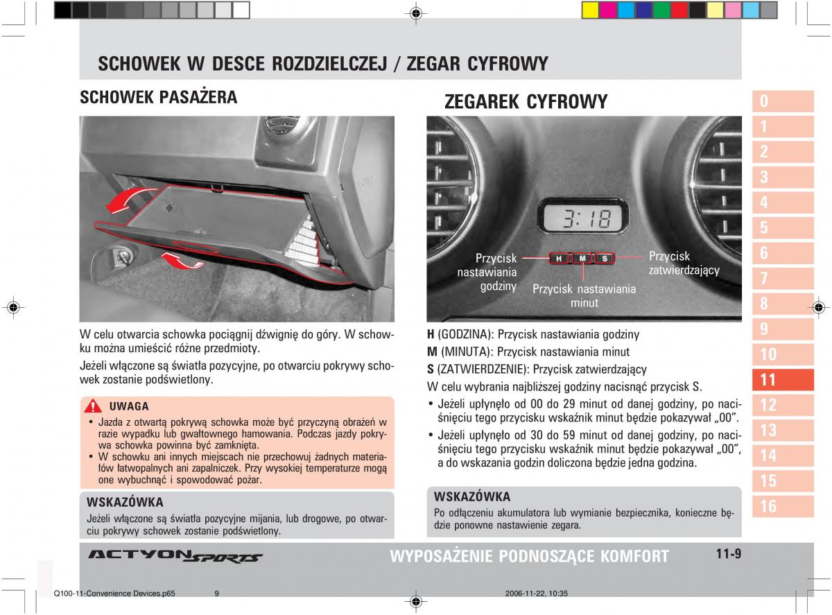 SsangYong Actyon instrukcja obslugi / page 180