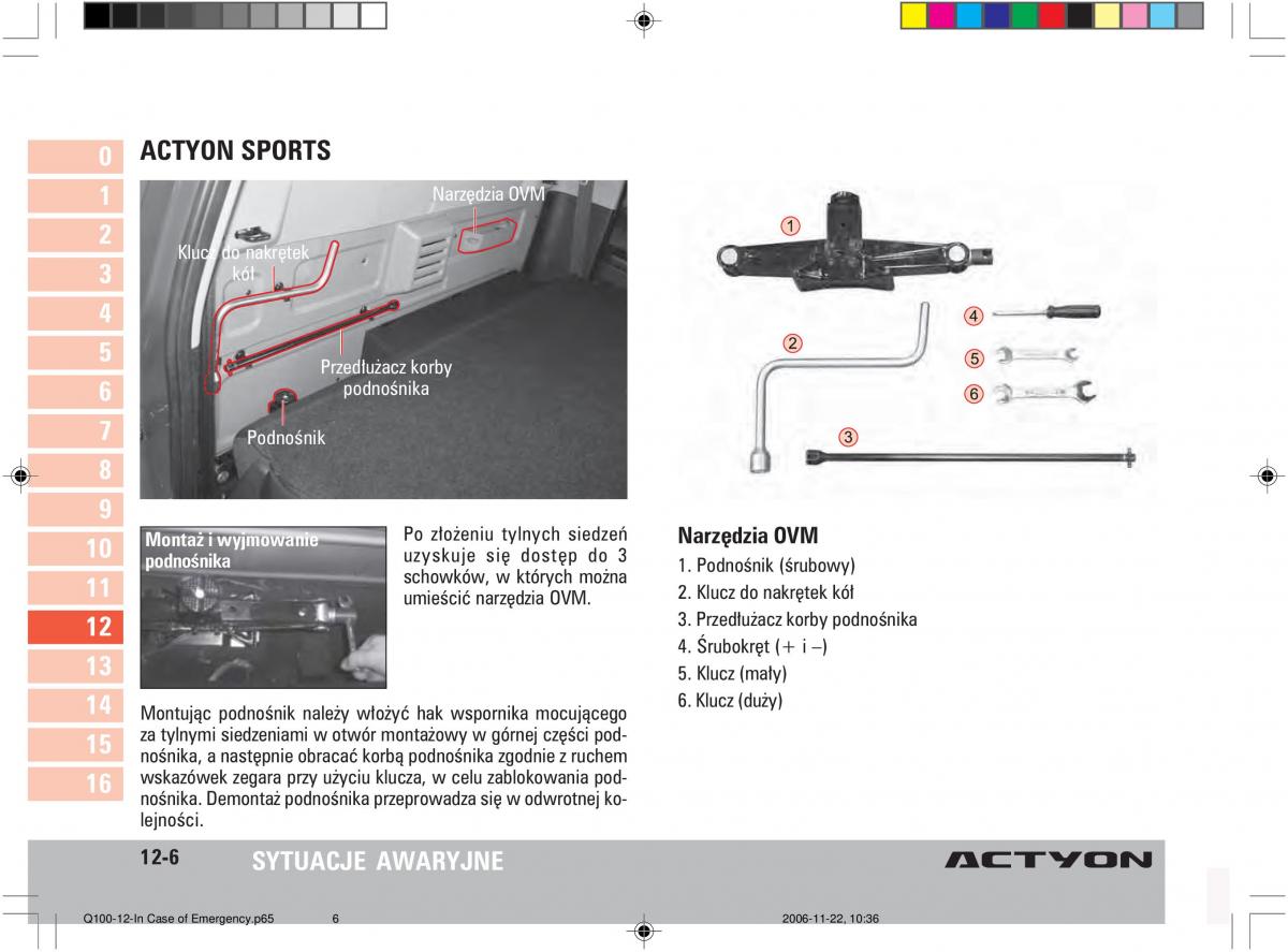 SsangYong Actyon instrukcja obslugi / page 196