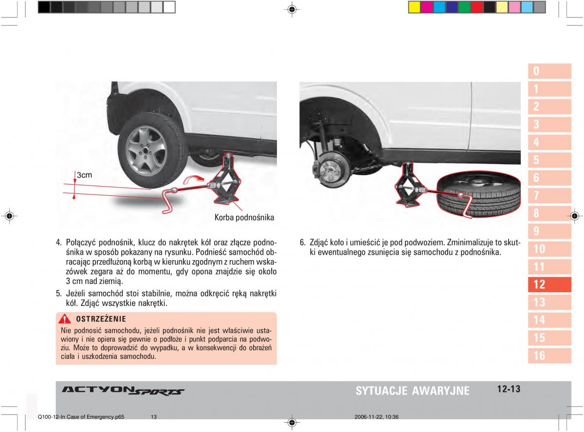 SsangYong Actyon instrukcja obslugi / page 203