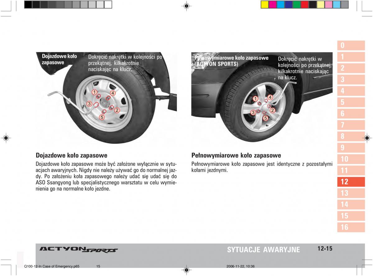 SsangYong Actyon instrukcja obslugi / page 205