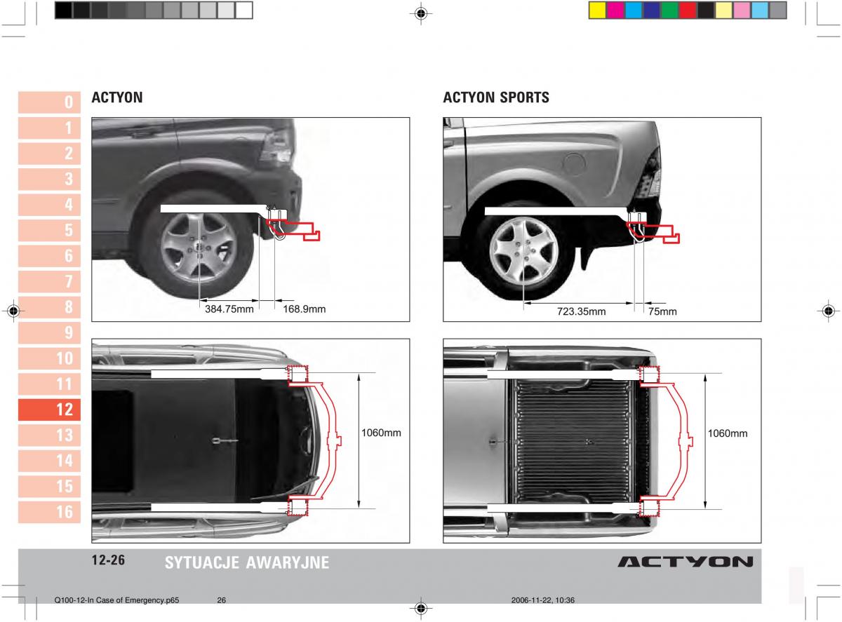 SsangYong Actyon instrukcja obslugi / page 216