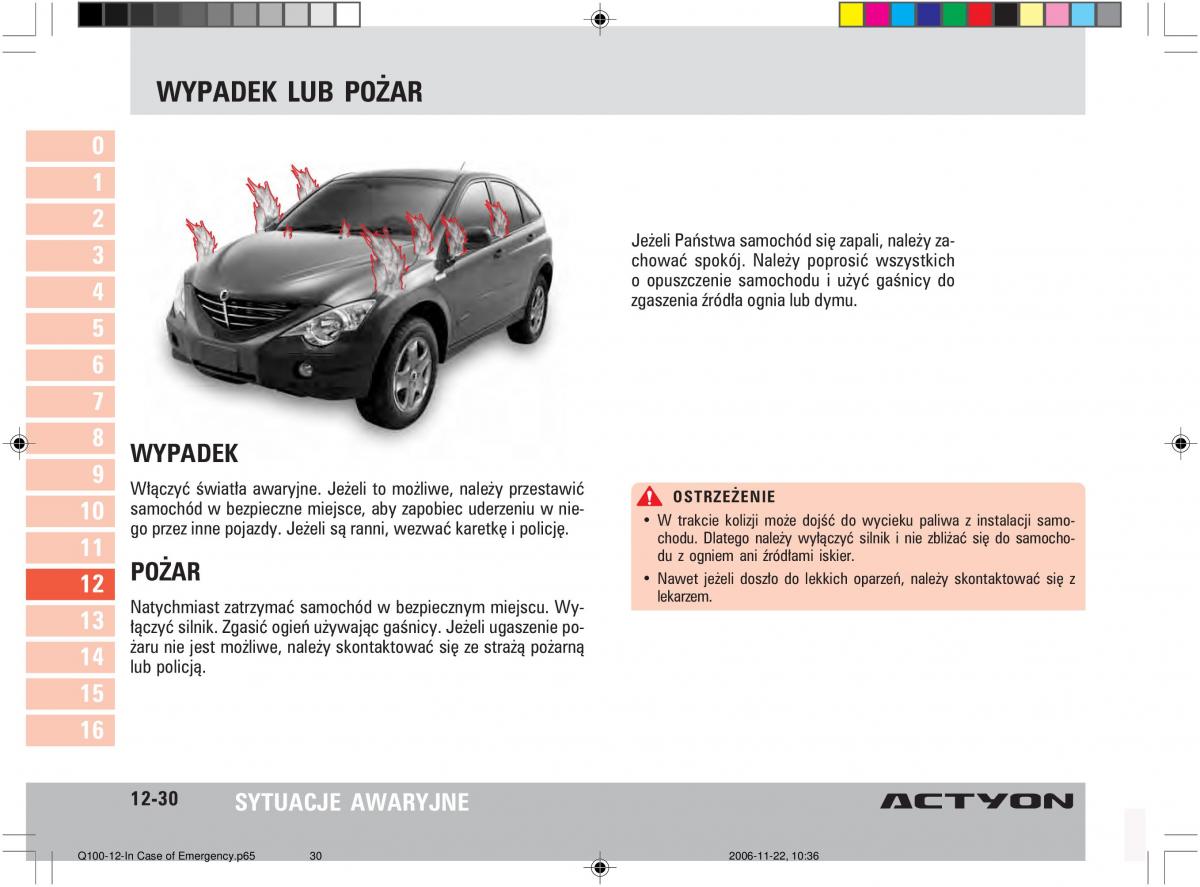 SsangYong Actyon instrukcja obslugi / page 220