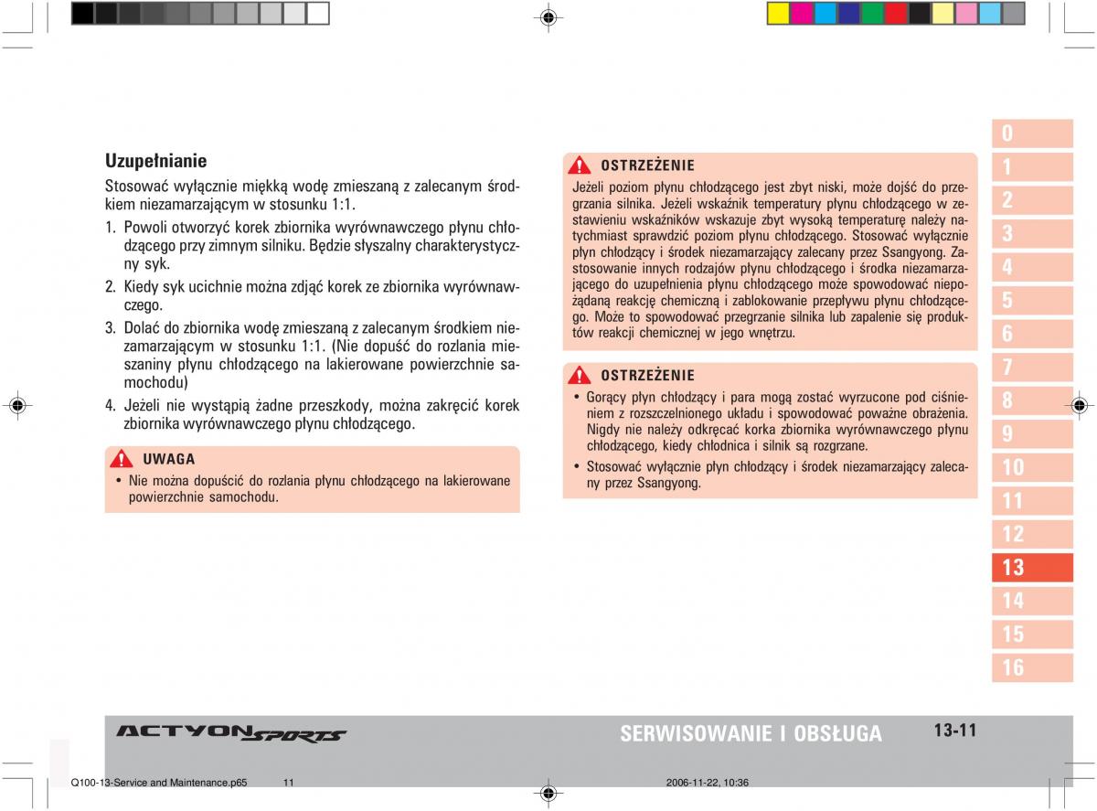 SsangYong Actyon instrukcja obslugi / page 232