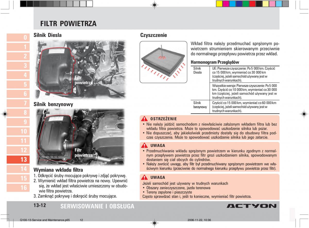 SsangYong Actyon instrukcja obslugi / page 233