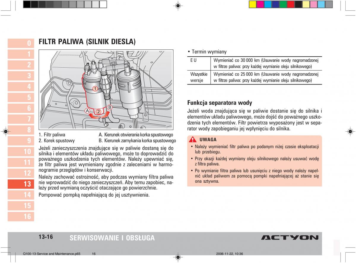 SsangYong Actyon instrukcja obslugi / page 237