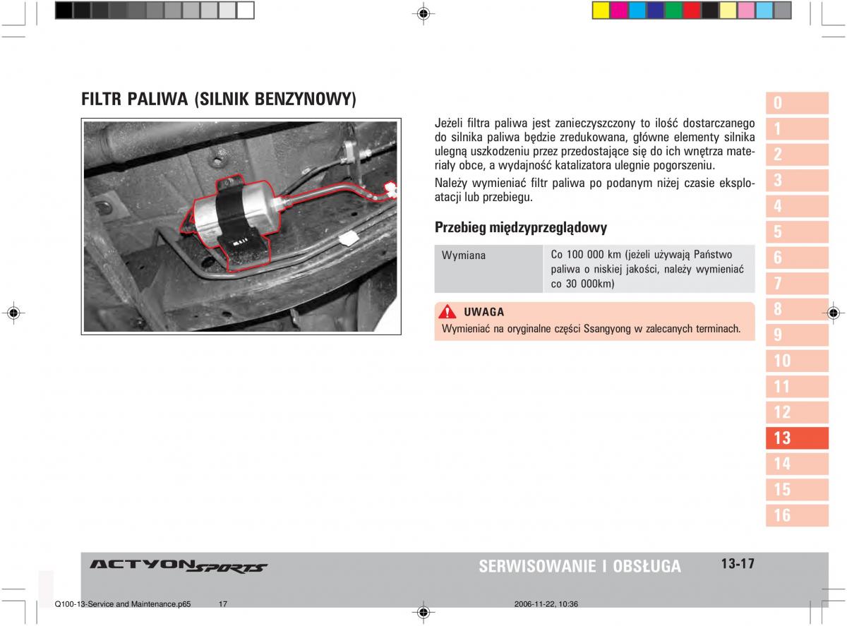 SsangYong Actyon instrukcja obslugi / page 238