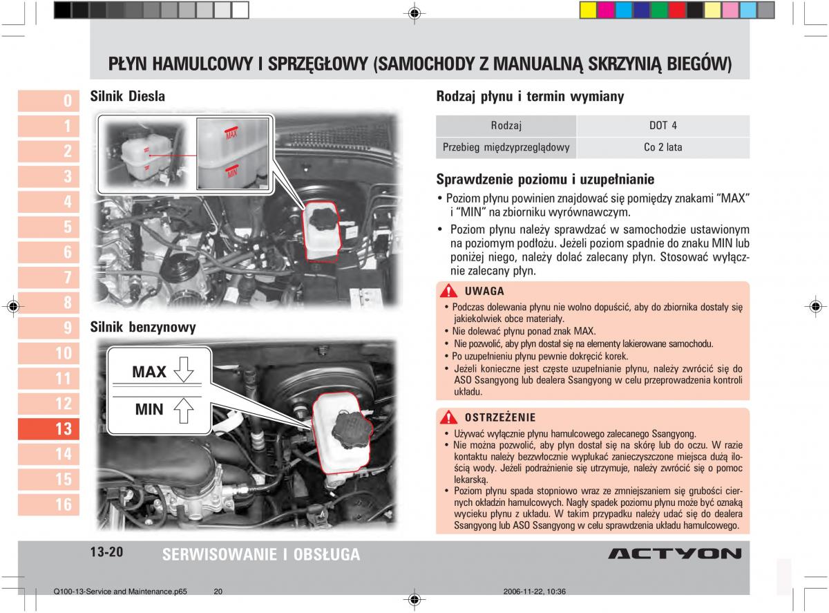 SsangYong Actyon instrukcja obslugi / page 241