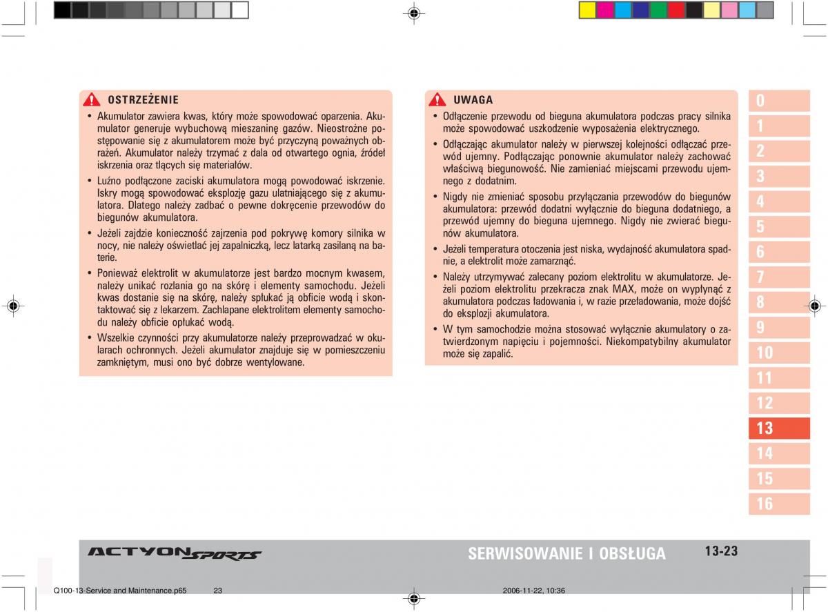 SsangYong Actyon instrukcja obslugi / page 244