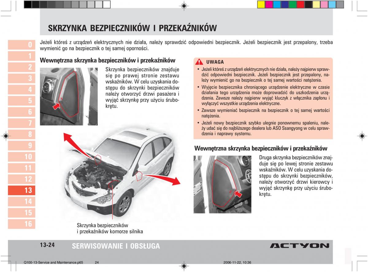 SsangYong Actyon instrukcja obslugi / page 245