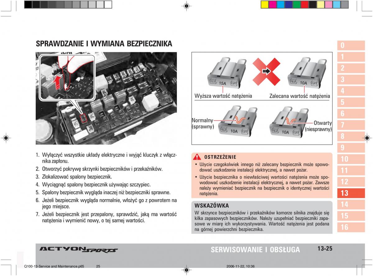 SsangYong Actyon instrukcja obslugi / page 246