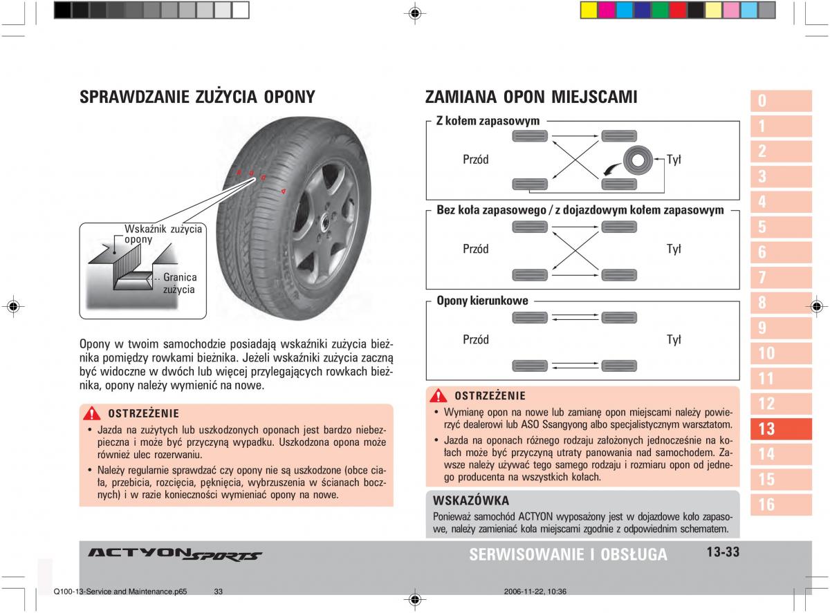 SsangYong Actyon instrukcja obslugi / page 254