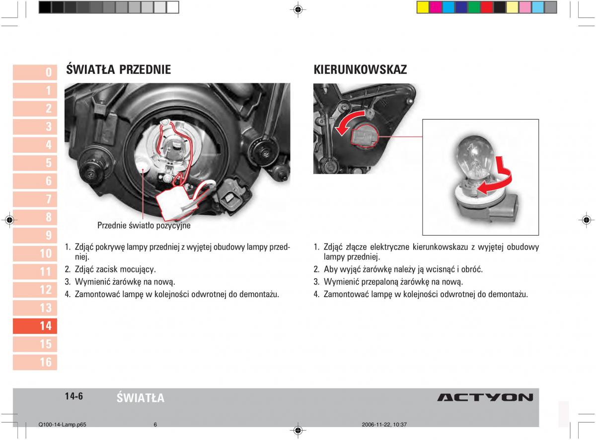 SsangYong Actyon instrukcja obslugi / page 270