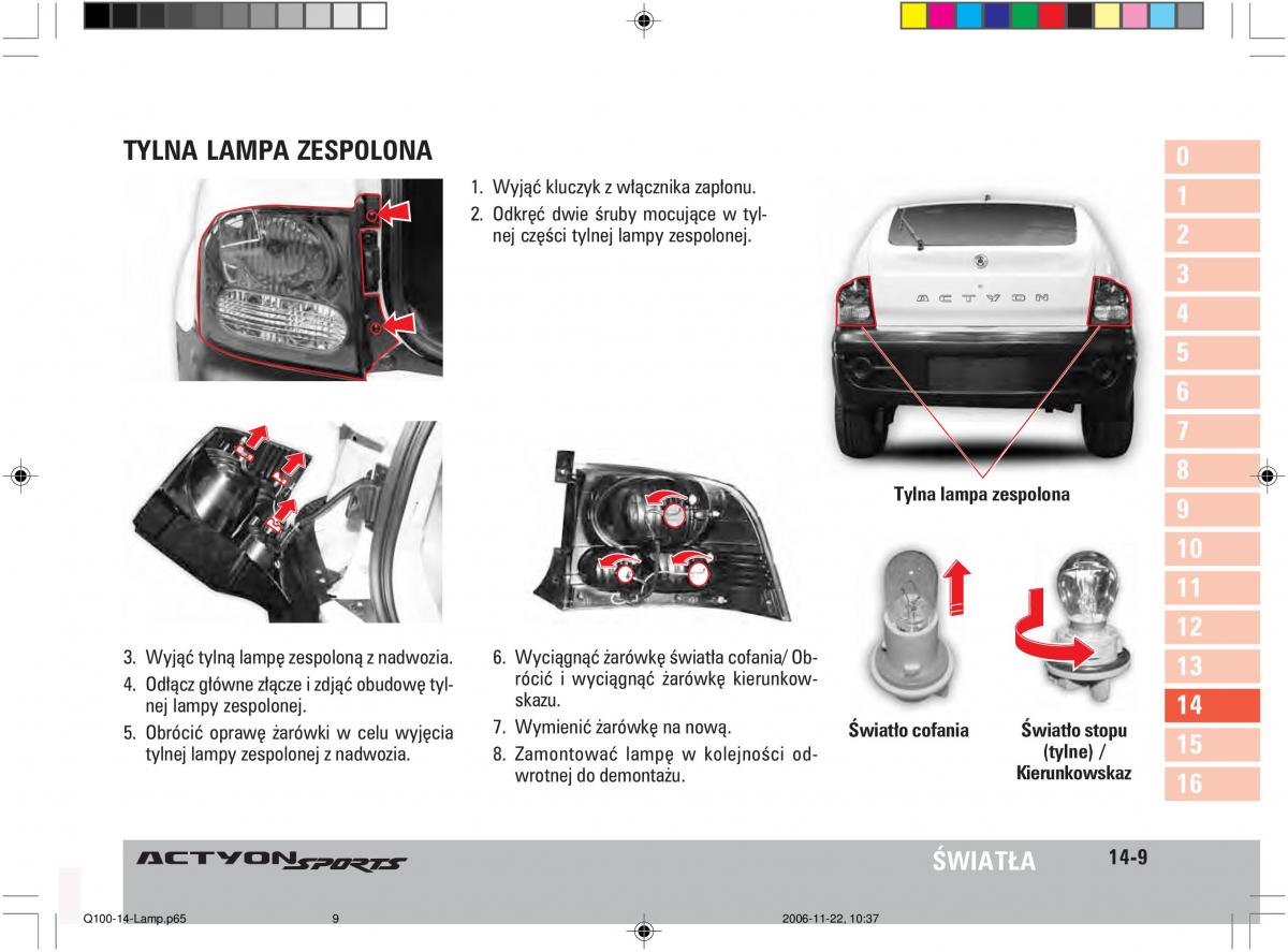 SsangYong Actyon instrukcja obslugi / page 273