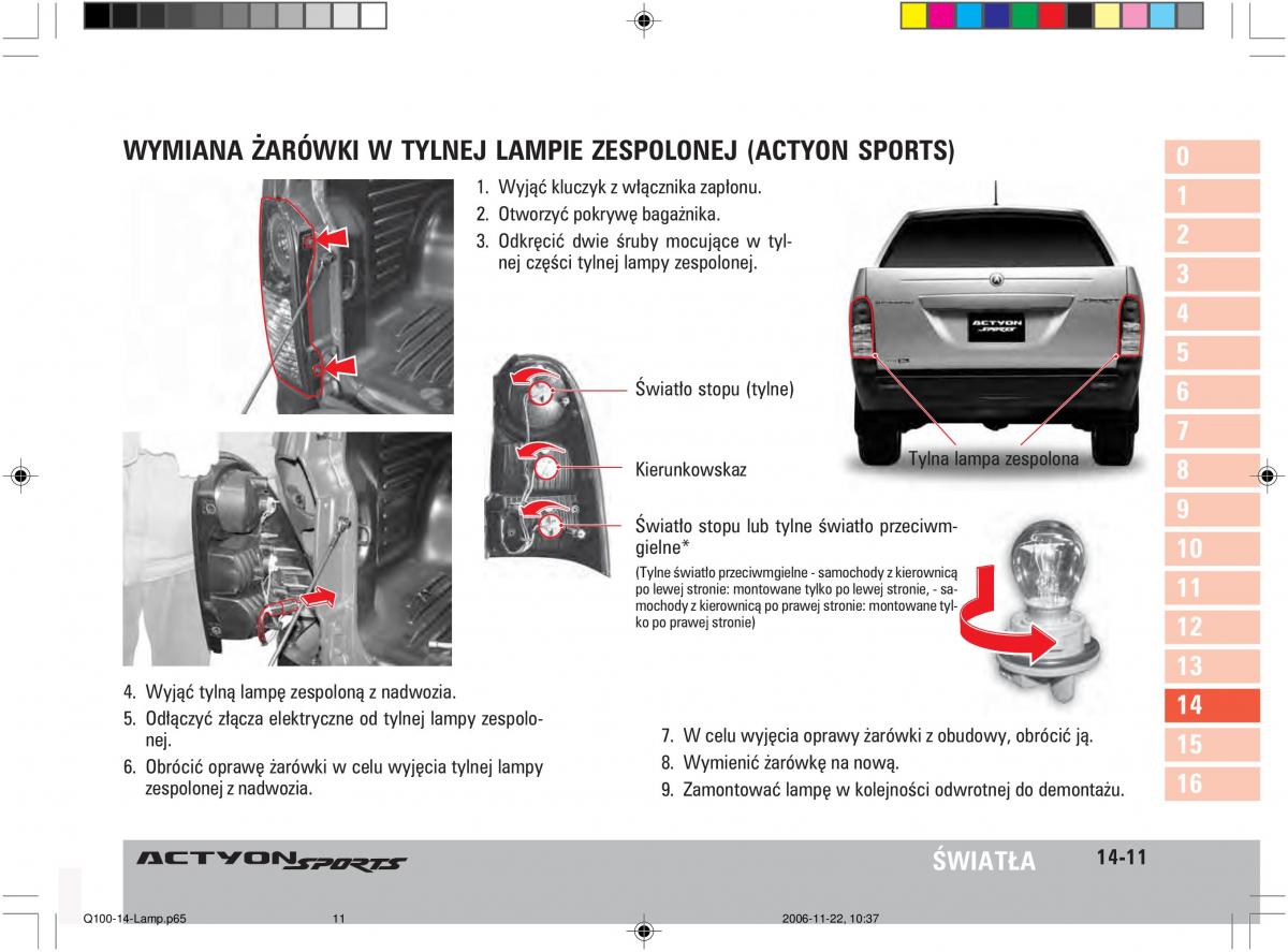 SsangYong Actyon instrukcja obslugi / page 275