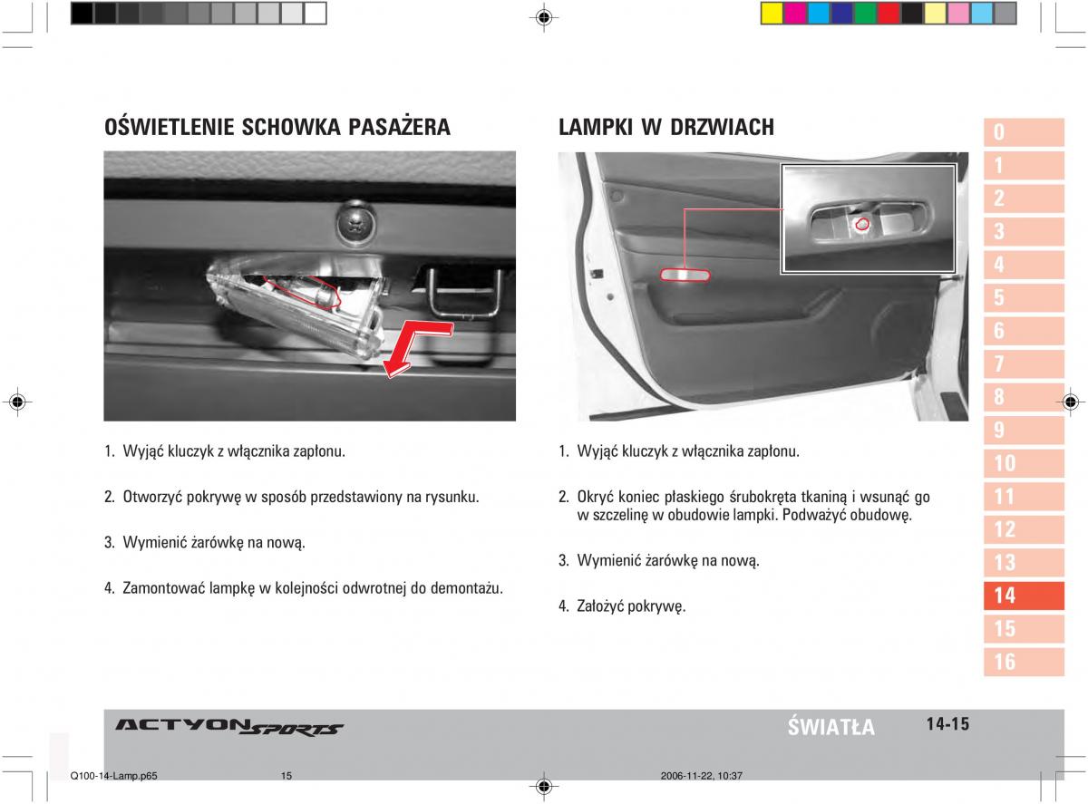 SsangYong Actyon instrukcja obslugi / page 279