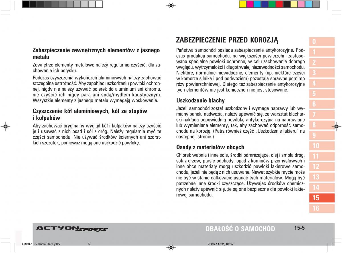 SsangYong Actyon instrukcja obslugi / page 284