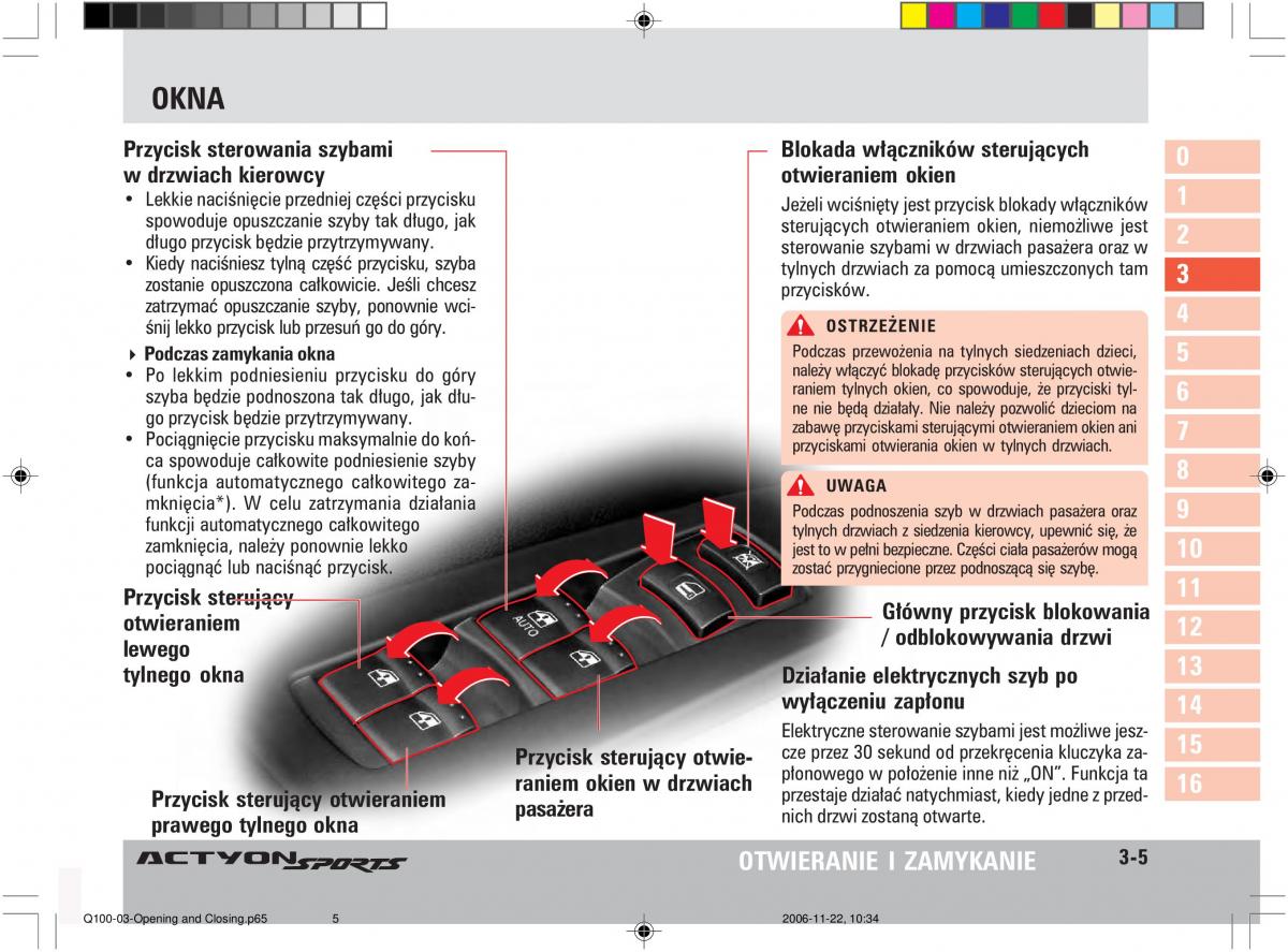 SsangYong Actyon instrukcja obslugi / page 45