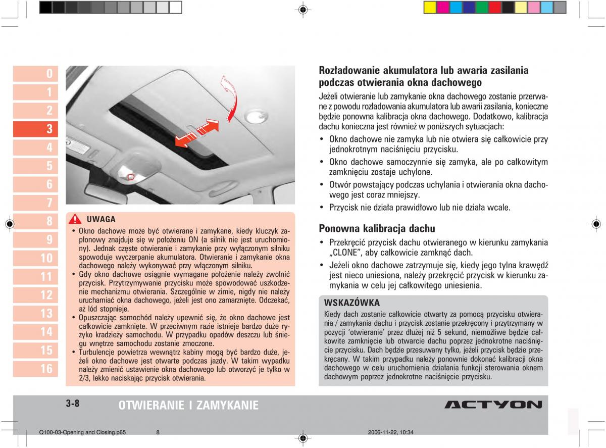 SsangYong Actyon instrukcja obslugi / page 48