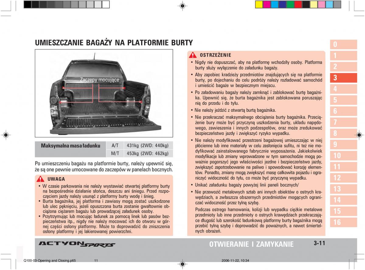 SsangYong Actyon instrukcja obslugi / page 51