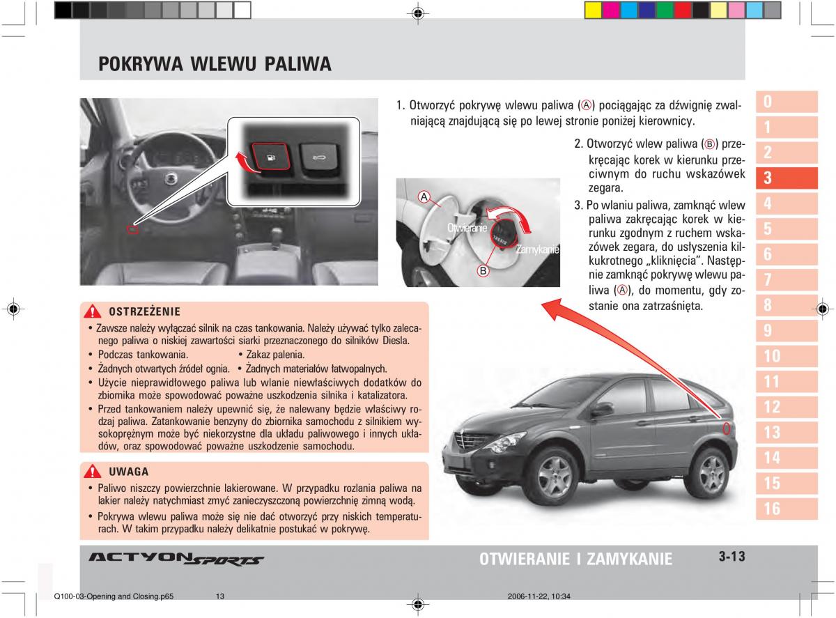 SsangYong Actyon instrukcja obslugi / page 53