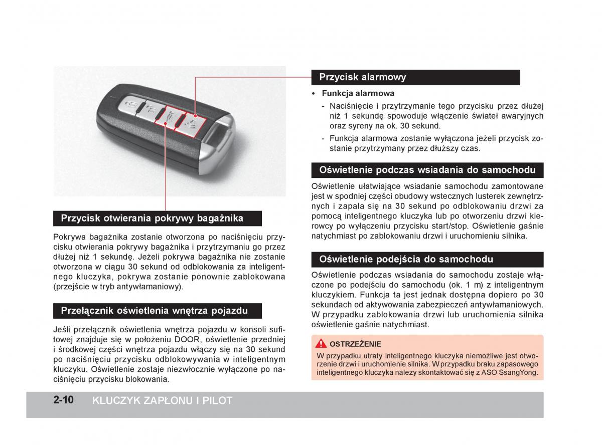 SsangYong Korando III 3 instrukcja obslugi / page 61