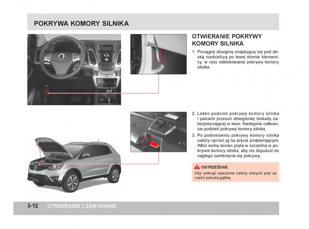 SsangYong Korando III 3 instrukcja obslugi / page 87