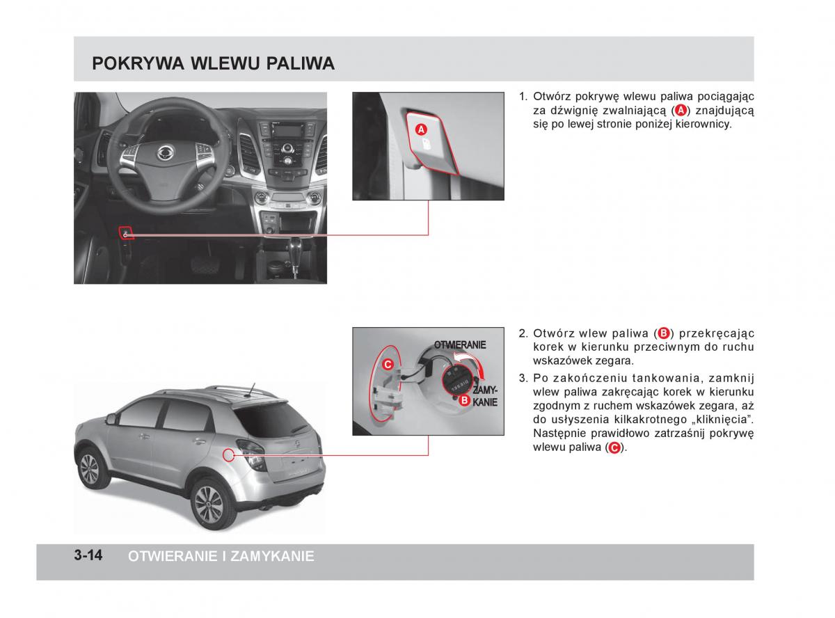 SsangYong Korando III 3 instrukcja obslugi / page 89