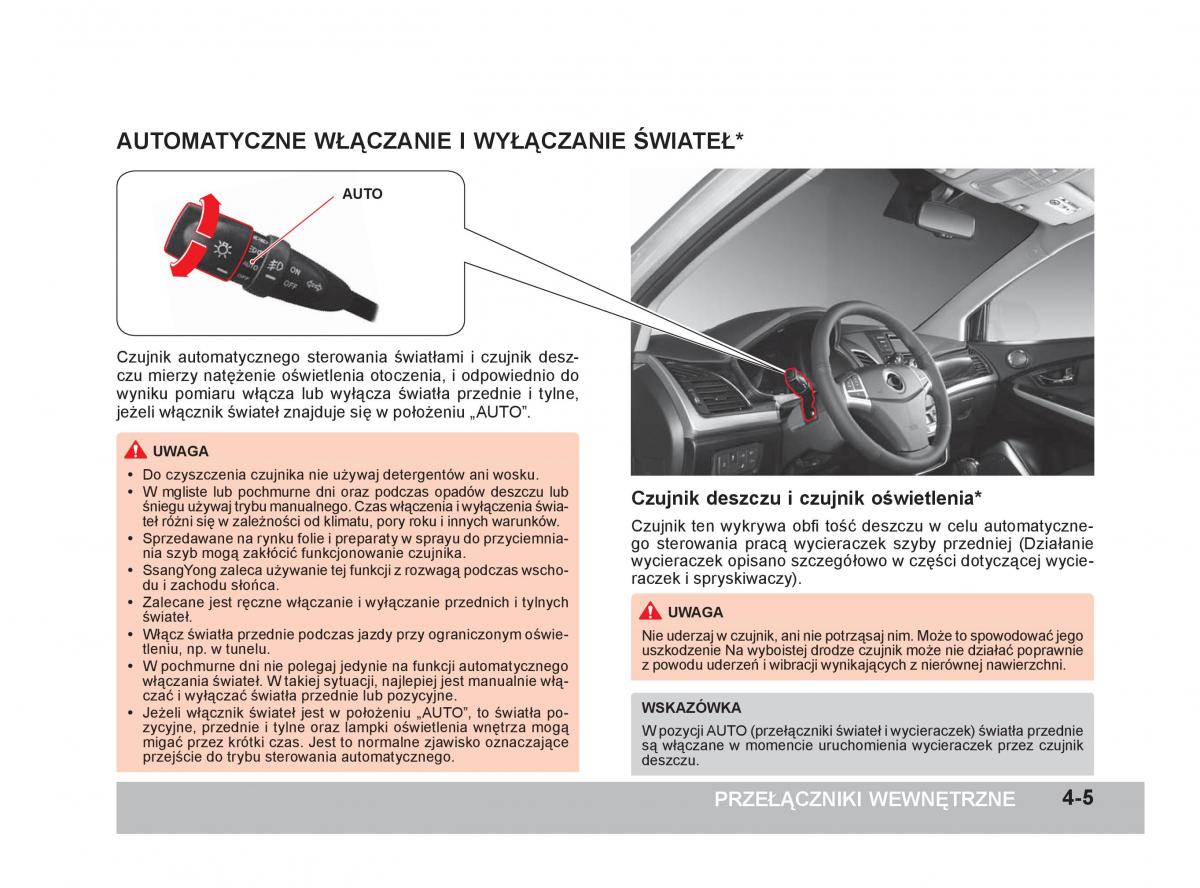 SsangYong Korando III 3 instrukcja obslugi / page 96